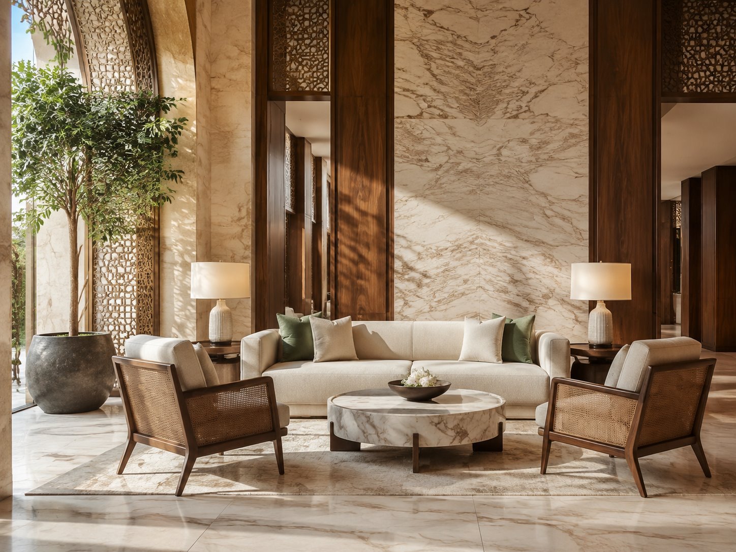 Premium lobby at Hotel Hilton Inn